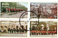 Отдается в дар серия марок Шотландия Staffa