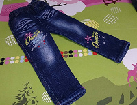 Отдается в дар Детские джинсы утепленные на 98см