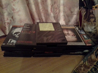 Отдается в дар DVD в основном с ужастиками.