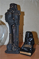 Отдается в дар Африканская ваза и египетская статуэтка