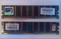 Отдается в дар Оперативная память DDR 256 MB [2шт]