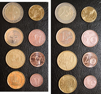 Отдается в дар Евро монеты — Кипр 2008 — полный комплект из оборота