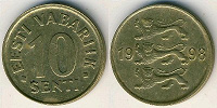 Отдается в дар Монета Эстонии