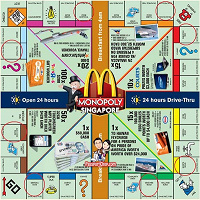 Отдается в дар McDonalds Monopoly