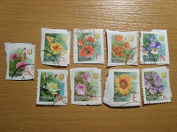 Отдается в дар Украинские почтовые марки