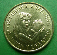 Отдается в дар монеты — Аргентина
