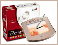 Отдается в дар Графический планшет Genius g-pen 560