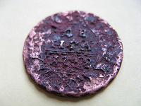 Отдается в дар Монета «Денга 1738 год»
