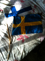 Отдается в дар Флаг Финляндии и Швеции