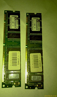 Отдается в дар Память DDR SDRAM 128 Mb 2 линейки