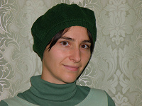 Отдается в дар Зеленый беретик :)