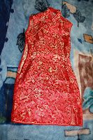 Отдается в дар Китайское платье 42