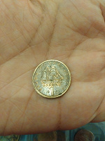 Отдается в дар Монета Греция 1 драхм