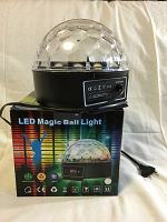 Отдается в дар Светодиодный диско шар LED magic ball light