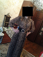 Отдается в дар Леопардовое платье