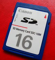 Отдается в дар Memory Card SD 16Mb