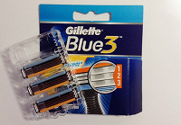 Отдается в дар Лезвия Gillette Blue