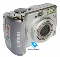 Отдается в дар Цифровой фотоаппарат Canon PowerShot A550 — 7,1мегапиксель