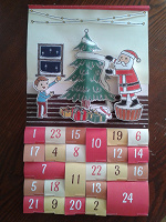 Отдается в дар Игровой детский календарь «Рождество»