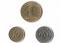Отдается в дар монеты Эстонии