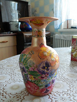 Отдается в дар Бутылка отдекупаженная)))