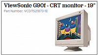 Отдается в дар ViewSonic G90f — CRT monitor — 19"