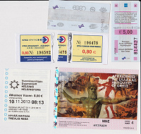 Билеты в коллекцию — Греция, Финляндия