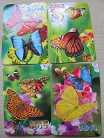 Отдается в дар Календари — Бабочки