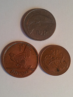 Отдается в дар 4 Монеты Ирландии