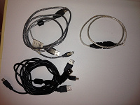 Отдается в дар Провода: mini/микро USB, зарядка и компьютерный провод для Nokia, SonyErikson, Samsung