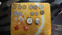 Отдается в дар Сборный дар для коллекционеров — монеты, часы, звезды советские