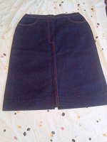 Отдается в дар джинсовая юбка ретро