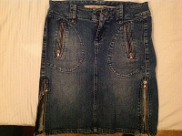 Отдается в дар Женская джинсовая юбка