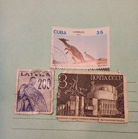 Отдается в дар Марки СССР, Латвия, Куба