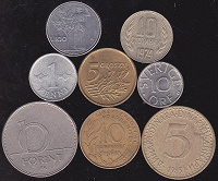Отдается в дар 8 монет Европы