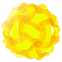 Отдается в дар Жёлтая jigsaw lamp пластиковая «Люстра» из Тайланда