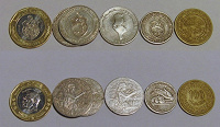 Отдается в дар Монеты Туниса и Украины (2 фото)