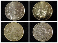 Отдается в дар 10 euro cent