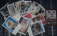 Отдается в дар Набор открыток «Кошки»коллекционерам