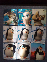 Отдается в дар Карточки пингвины из Мадагаскара