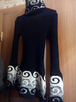 Отдается в дар Вязаное платье свитер туника 40 42