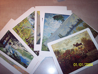 Отдается в дар открытки Claude Monet