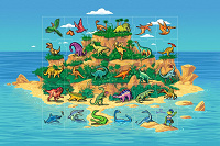 Отдается в дар Магниты Растишка — Остров динозавров