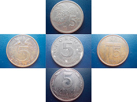 Отдается в дар 5Х5 Иностранные монеты.