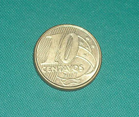 Отдается в дар 10 сентаво Бразилии