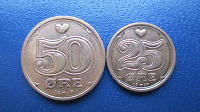 Отдается в дар Монеты Дании