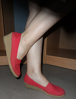 Красные туфельки — балетки 35 -36