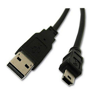 Отдается в дар Data-кабель miniUSB-USB 1.5 метра