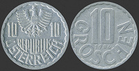 Отдается в дар 10 грошей 1968 г. (Австрия)