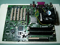 Отдается в дар материнская плата + Pentium 4 + 512МБ